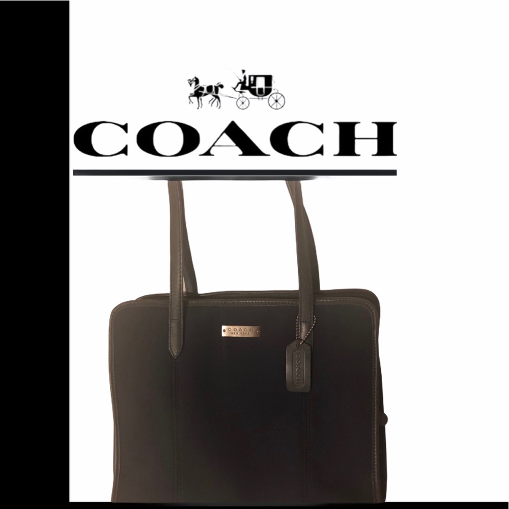 Authentic Coach Blue Bag